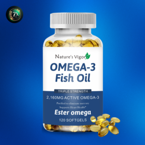 NATURE'S VIGOR Omega 3 Fish Oil 120 Softgels